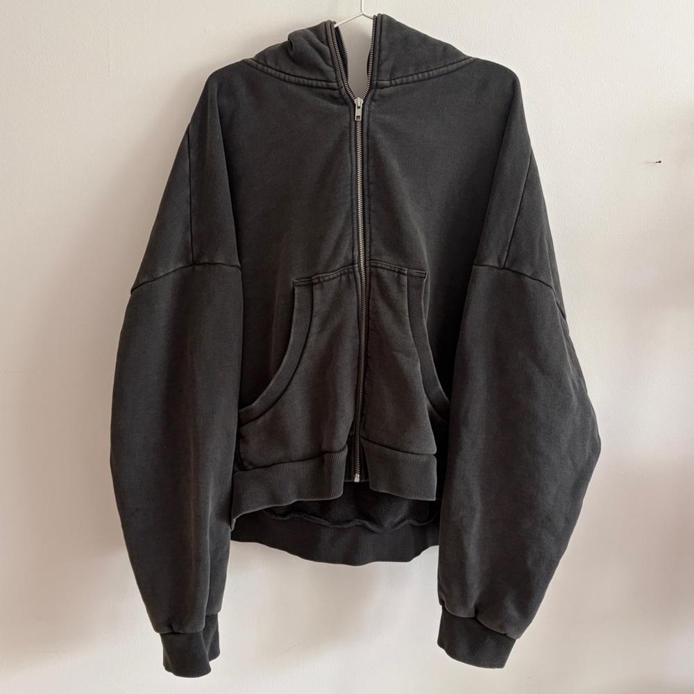 entire studies Eternal Zip Hoodie Washed Black